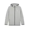 Puma EVOSTRIPE FZ Hoodie DK Gri Erkek Fermuarlı Üst