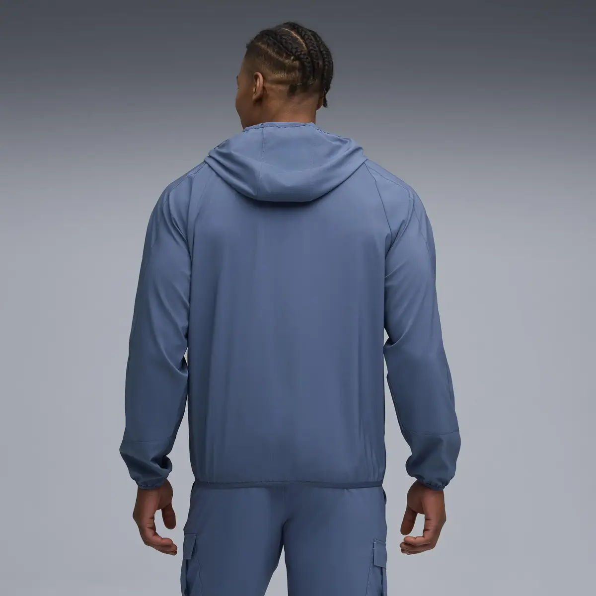 Puma M TAD TECH Woven Full Zip Mavi Erkek Fermuarlı Ceket