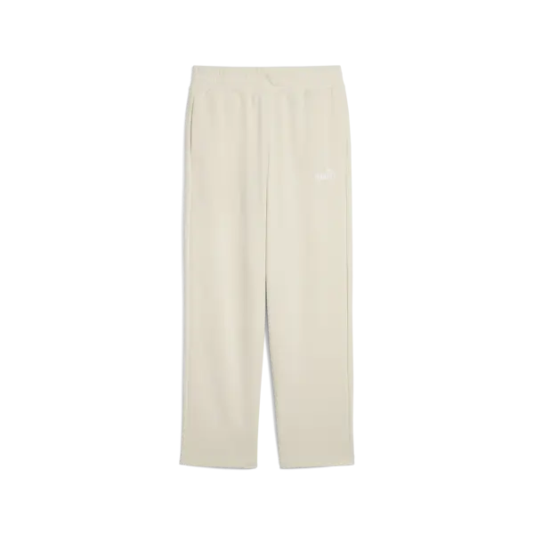 PUMA ESS No.1 Logo Straight Pants Kadın Bej Eşofman Alt