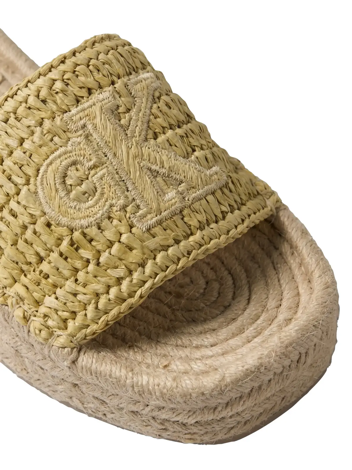 Calvin Klein FLATF ESPADRILLE RAF Sarı Kadın Platform Espadril Terlik