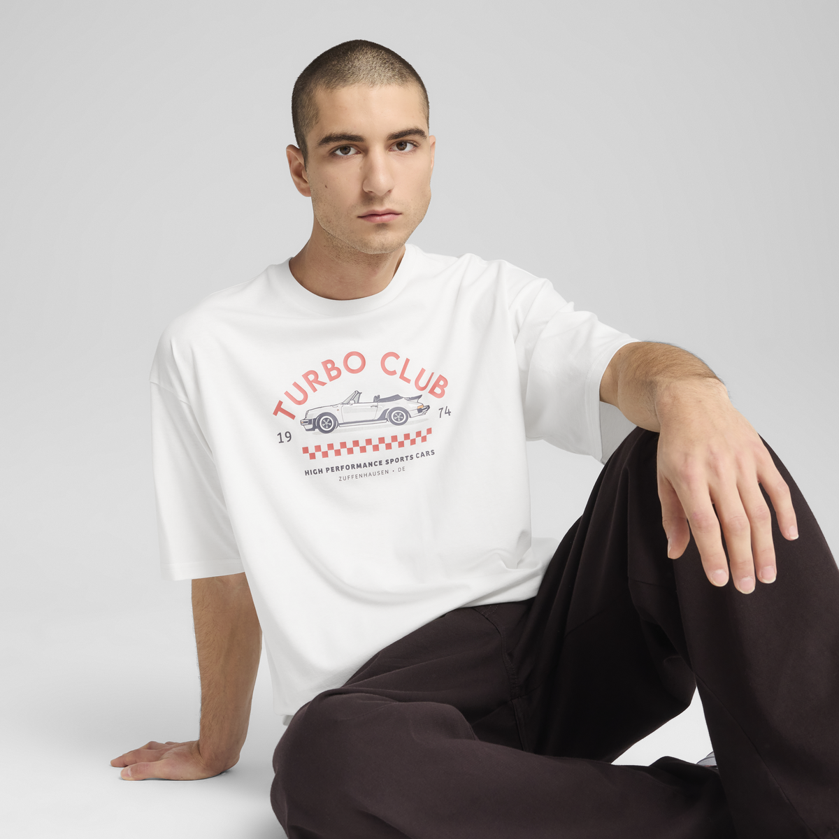 Puma PL Graphic Tee 2 Beyaz Erkek T-Shirt