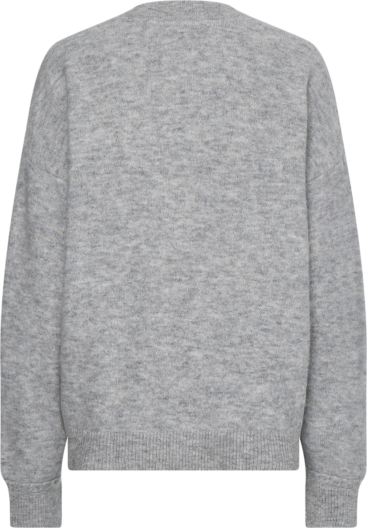 Tommy Hilfiger ALPACA SHORT V-NK CA Kadın Gri Kazak