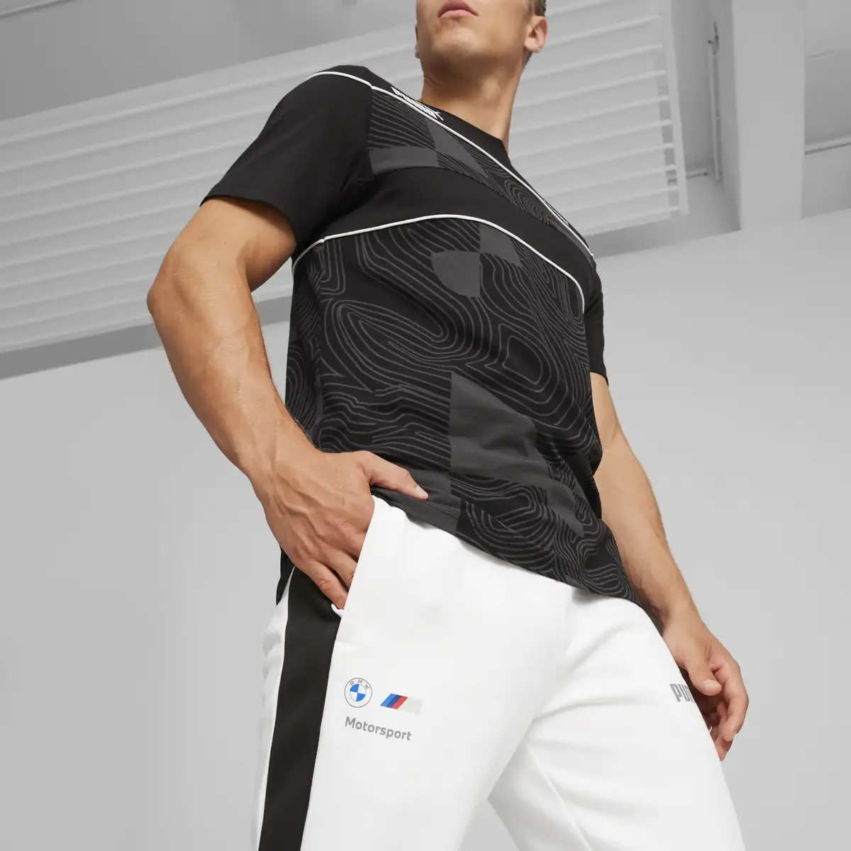 Puma BMW MMS MT7+ Track Pants Beyaz Erkek Eşofman Altı