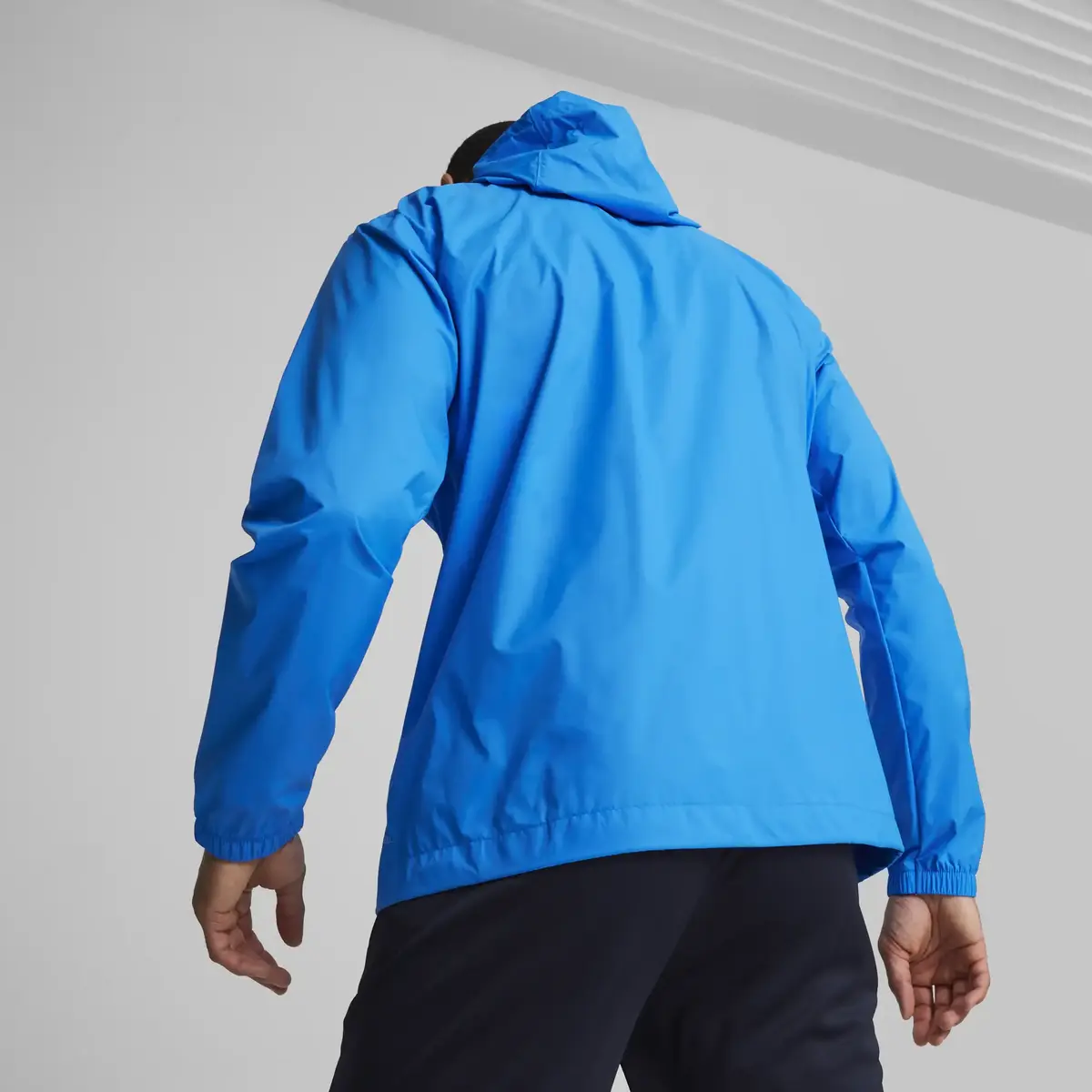 Puma teamFINAL Allweather Jkt Mavi Erkek Antrenman Yağmurluk
