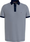 Tommy Hilfiger OXFORD LOGO COLLAR R Erkek Gri Polo T-Shirt