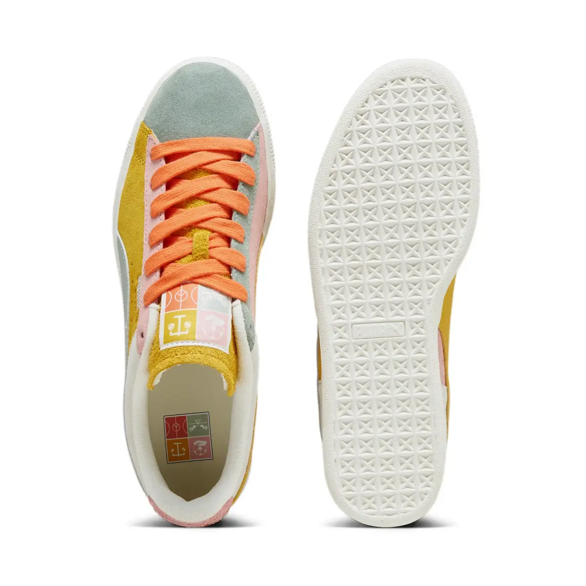 Puma Suede Icons Of Unity 1 Sarı Kadın Günlük Ayakkabı