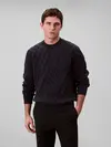 Calvin Klein A-REL AOP SWT Lacivert Erkek Kazak