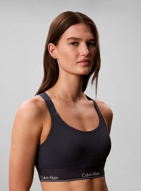 Calvin Klein MODERN SPORT HIGH SU, CCI Siyah Kadın Sporcu Sütyeni