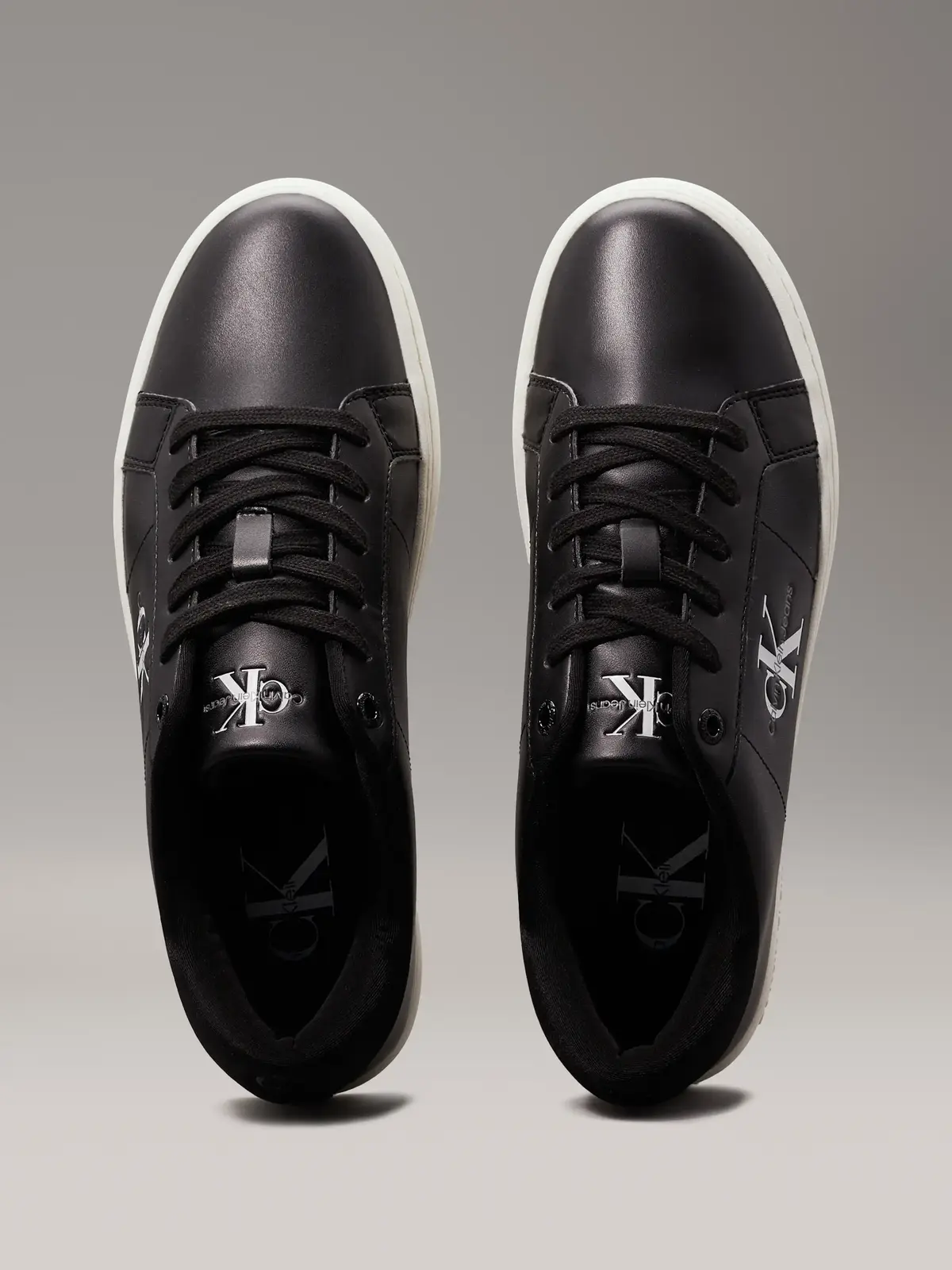 Calvin Klein Siyah / Beyaz Kadın Spor Ayakkabı & Sneaker