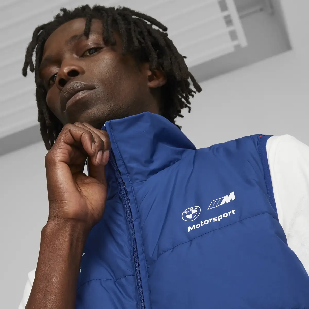 Puma BMW MMS MT7 Padded Vest Mavi Erkek Şişme Yelek