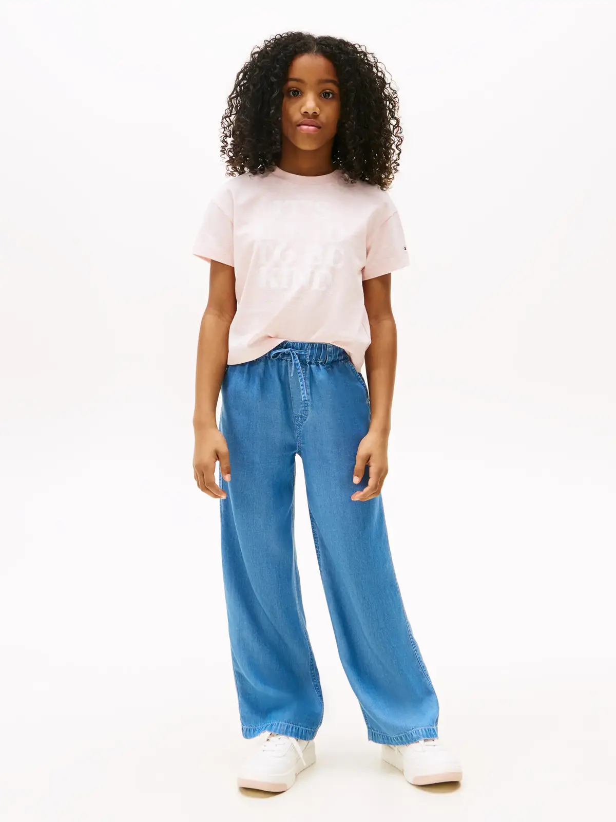 Tommy Hilfiger FUN GRAPHIC TEE SS, XT0 Pembe Kız Çocuk T-Shirt & Polo