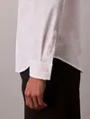 Calvin Klein LS TECH STRETCH SLIM Beyaz Erkek Gömlek
