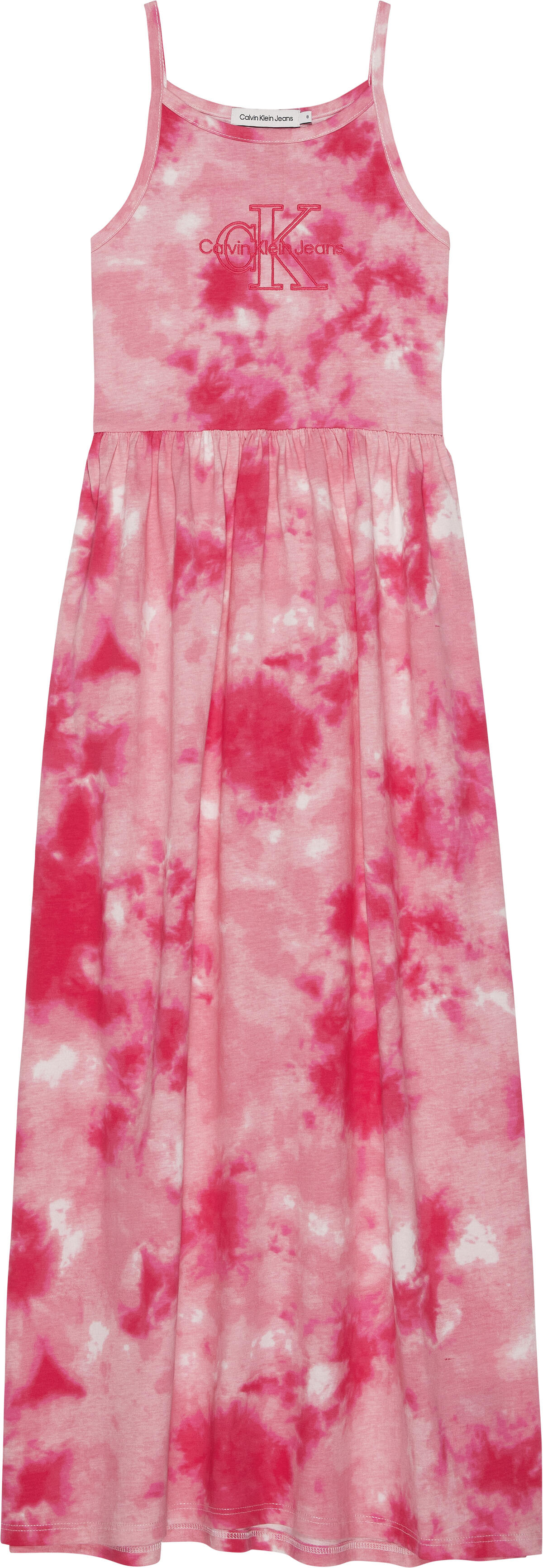 Calvin Klein TIE DYE STRAP MAXI D Kadın Pembe Elbise