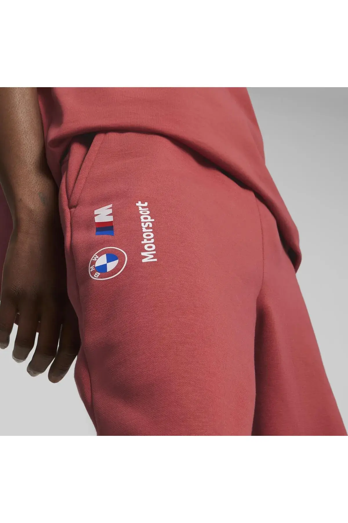 Puma BMW MMS ESS Pants Fleece Kırmızı Erkek Eşofman Altı