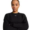 Puma W CLOUDSPUN FASHION MIDLAYER Siyah Kadın Sweatshirt