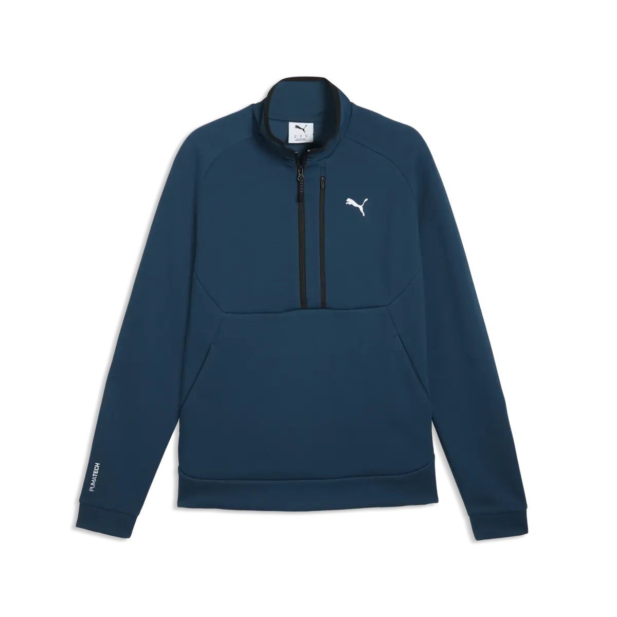 PUMA PUMATECH Half Zip Mavi Erkek Sweatshirt