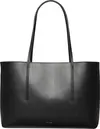 Calvin Klein FOIL LOGO TOTE W/POUCH Kadın Siyah El Çanta
