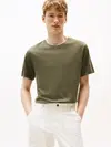 Tommy Hilfiger COTTON MODAL TEE, PLI Yeşil Erkek T-Shirt