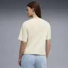 Puma ESS NATURE 2.0 Relaxed Tee Krem Kadın T-Shirt