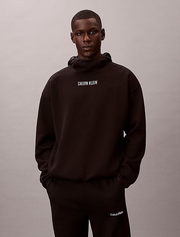 Calvin Klein HOODIE Siyah Erkek Kapüşonlu Sweatshirt