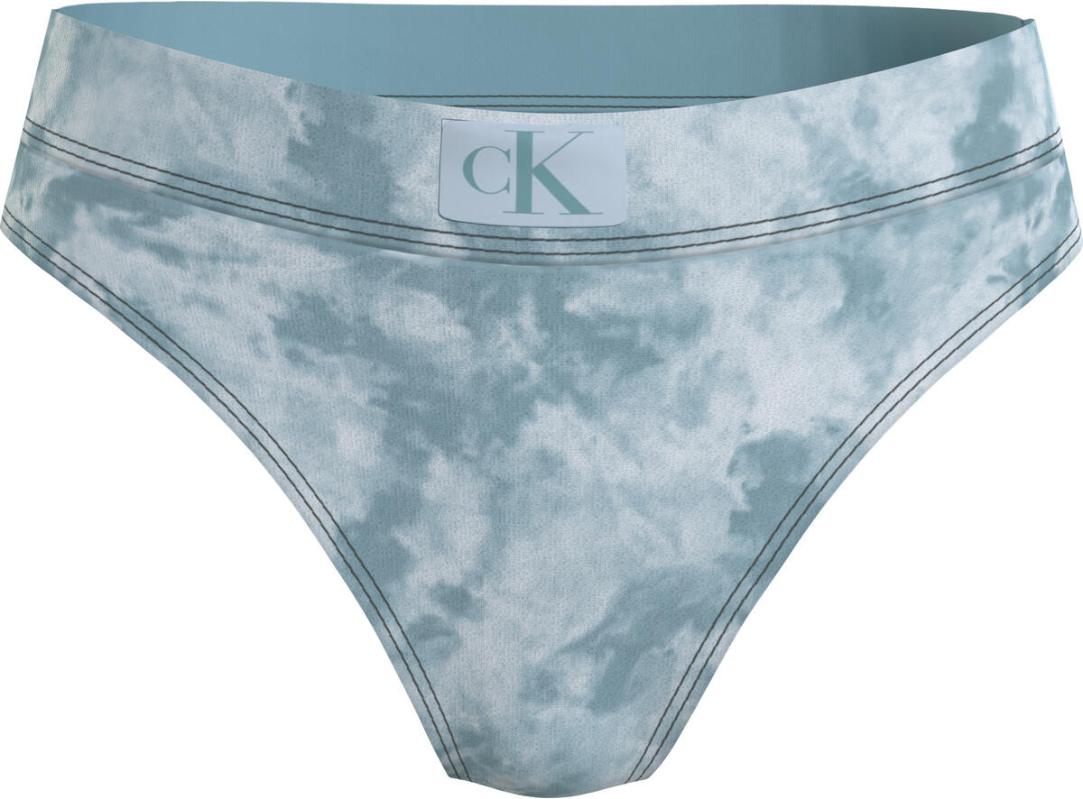 Calvin Klein BIKINI-PRINT Kadın Mavi Bikini Altı