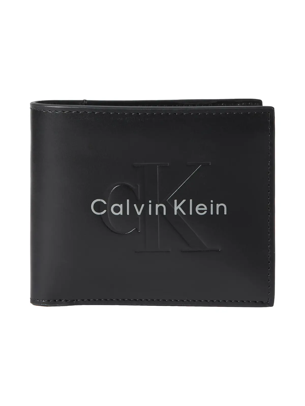 Calvin Klein BOLD BILLFOLD W/ COI Siyah Erkek Deri Cüzdan