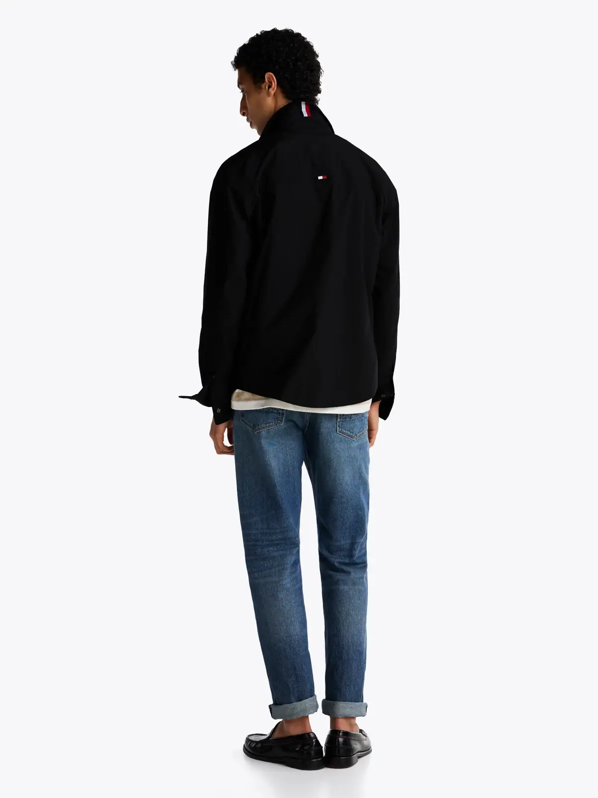 Tommy Hilfiger LW PACKABLE SHIRT JA, BDS Siyah Erkek Gömlek