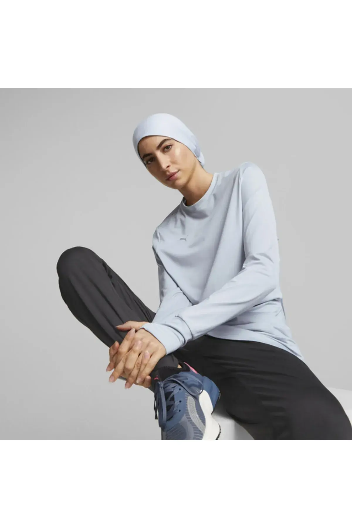 Puma Modest Sports Under Cap Kadın Gri Bağcıklı Spor Bone