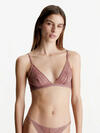 Calvin Klein UNLINED TRIANGLE, LKO Pembe Kadın Sütyen