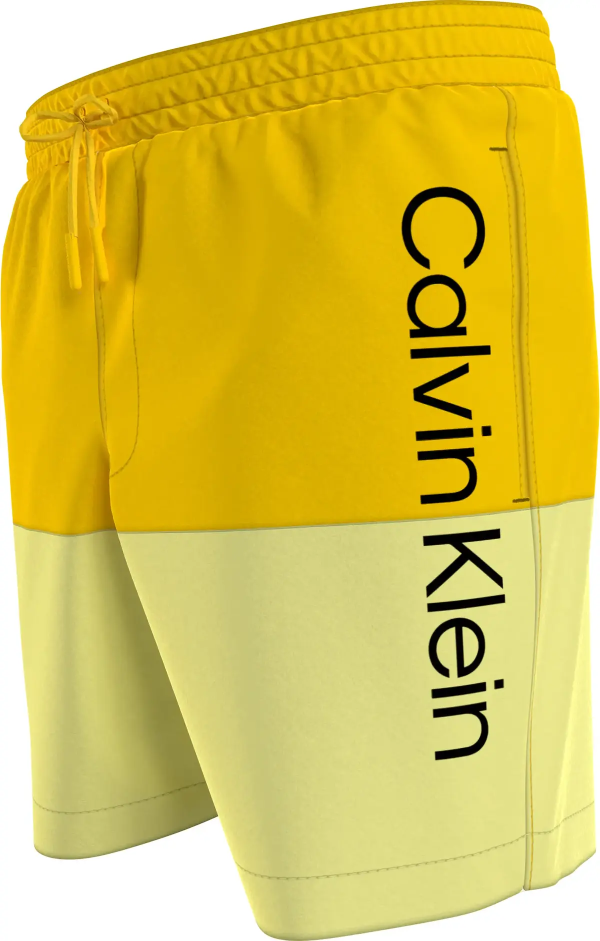 Calvin Klein MEDIUM DRAWSTRING Erkek Sarı Deniz Şortu