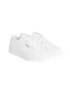 Calvin Klein VULC FLATFORM LTH, YAF Beyaz Kadın Spor Ayakkabı & Sneaker