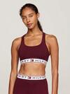 Tommy Hilfiger ESSENTIALS LOW INT Bordo Kadın Sporcu Sütyeni