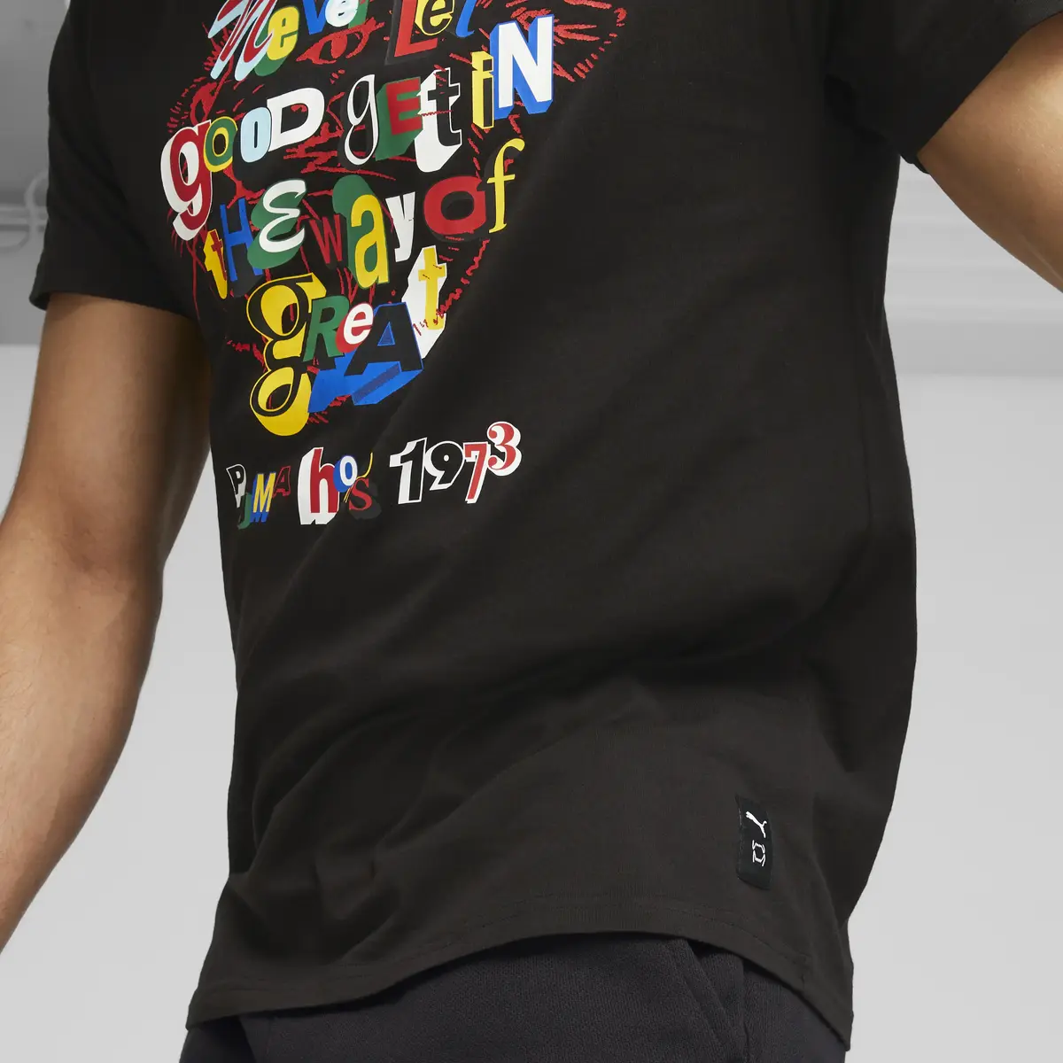 Puma TRASH TALK SS Tee 1 Siyah Erkek T-Shirt & Polo