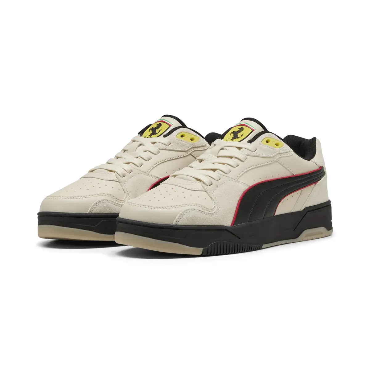 Puma Ferrari RBD Break Low Krem Erkek Günlük Spor Ayakkabı