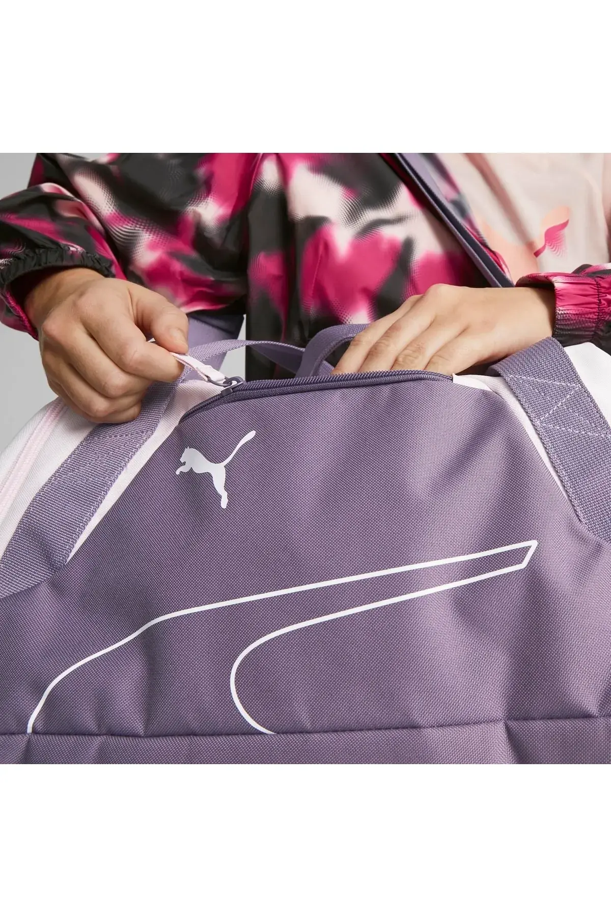 Puma Fundamentals S Pembe-Lila Spor Çantası