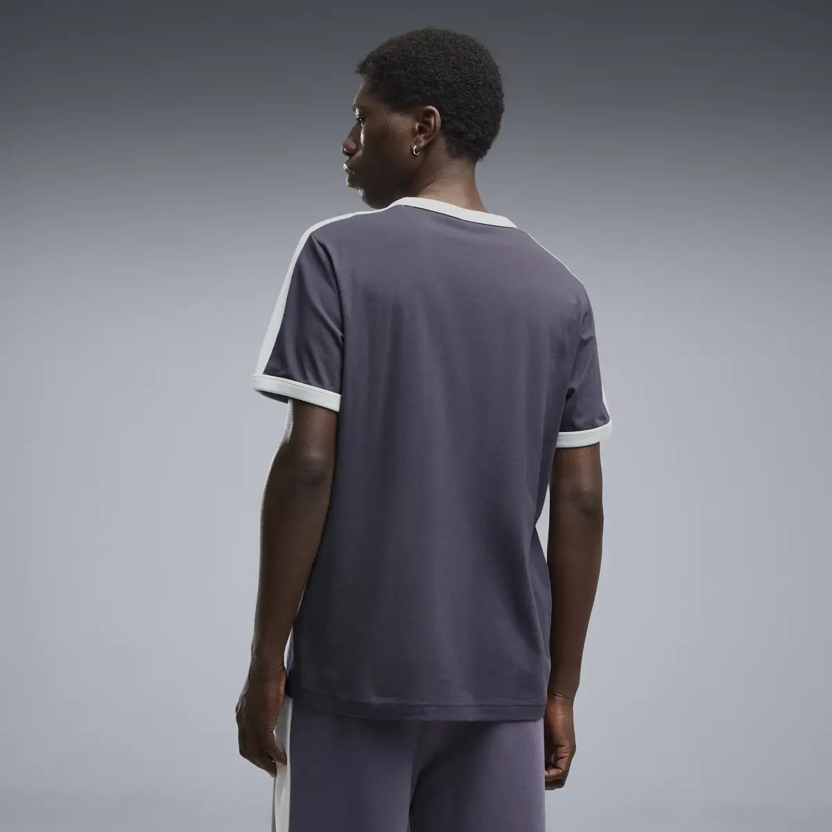 PUMA T7 Ringer Tee Mavi Erkek T-Shirt