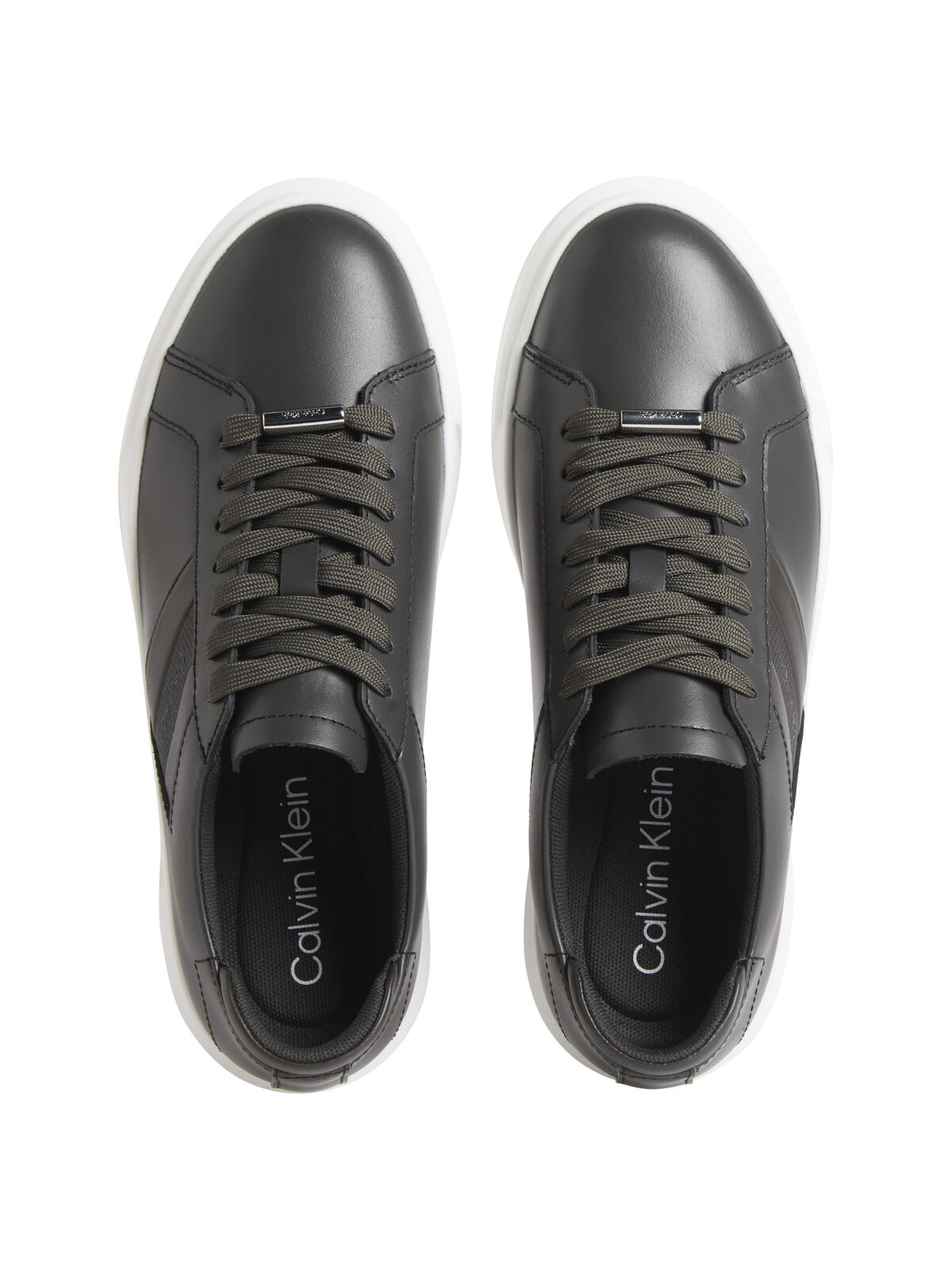 Calvin Klein BASKET CUPS LACE UP LOGO TAPE Gri Kadın Günlük Spor Ayakkabı Calvin Klein BASKET CUPS LACE UP LOGO TAPE Gri Kadın Günlük Spor Ayakkabı