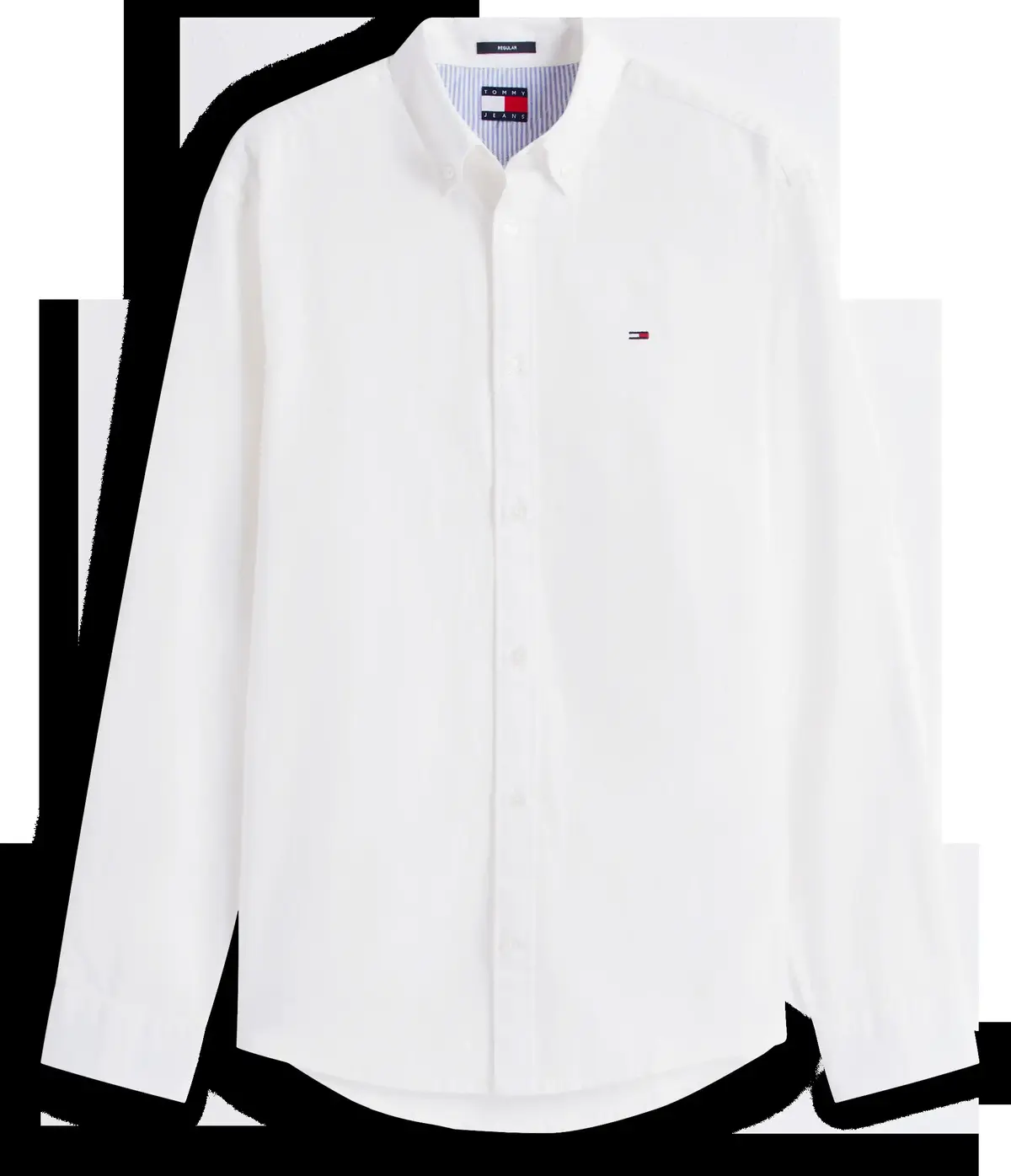 Tommy Hilfiger TJM REG LINEN BLEND, YBL Beyaz Erkek Gömlek