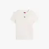 Tommy Hilfiger TJW SLIM TJ US LINEA, YBH Krem Kadın T-Shirt & Polo