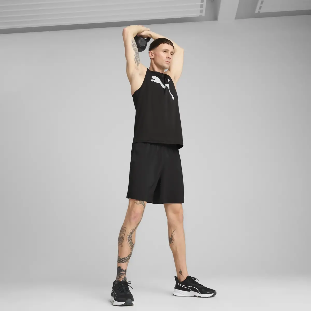 Puma TAD ESSENTIALS 7" Wven Short Siyah Erkek Şort