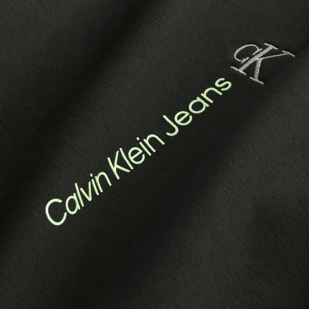 Calvin Klein VERTICAL INSTITUTION Erkek Siyah Sweatshirt