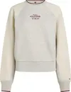 Tommy Hilfiger REG TEXTURE MONOTYPE, 01T Gri Kadın Sweatshirt