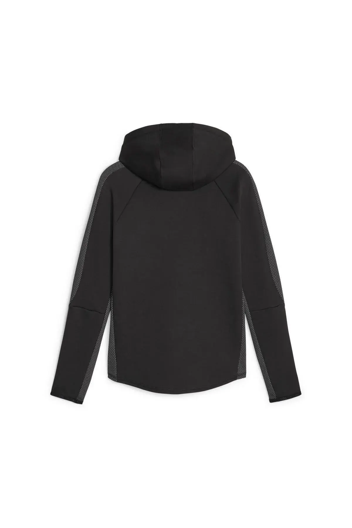 Puma EVOSTRIPE Full-Zip Hoodie Siyah Kadın Fermuarlı Hoodie
