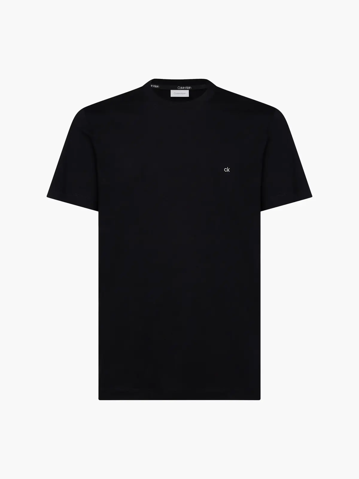 Calvin Klein COTTON LOGO EMBROIDE Erkek Siyah T-Shirt