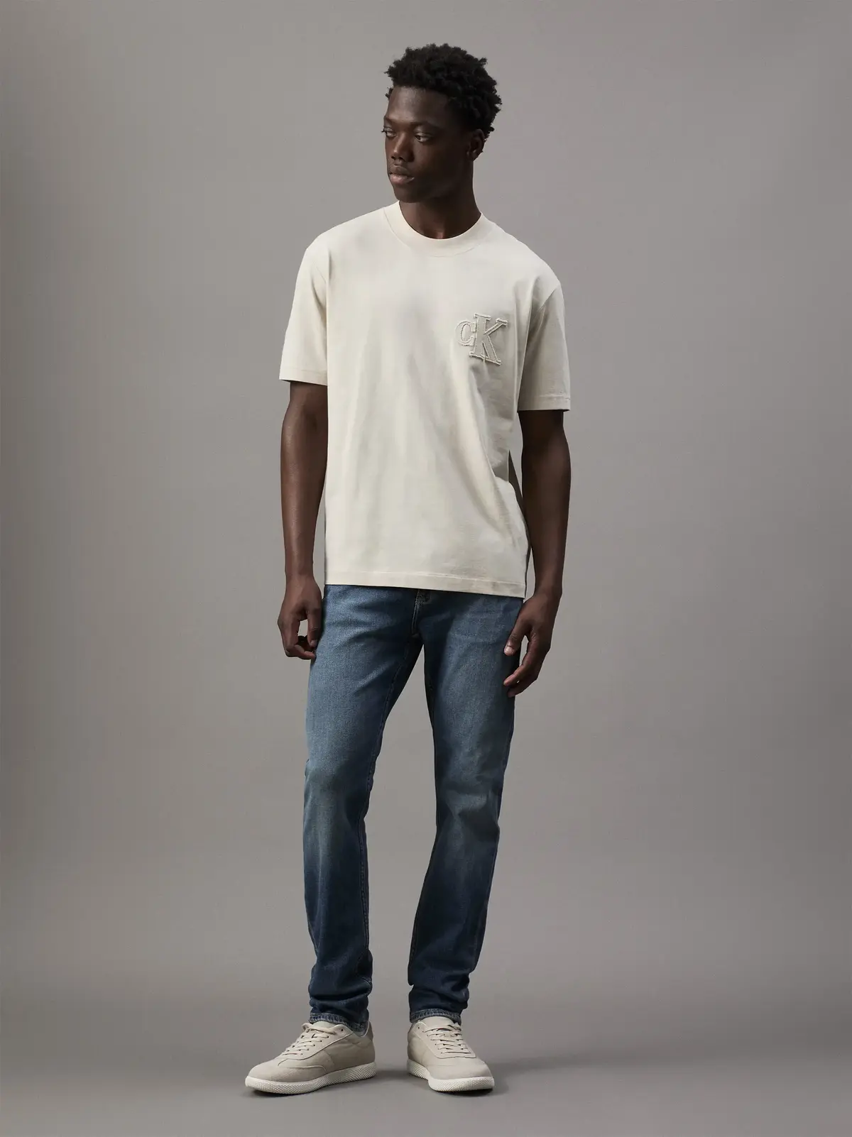 Calvin Klein SLIM TAPER, 1BJ Lacivert Erkek Jean Pantolon