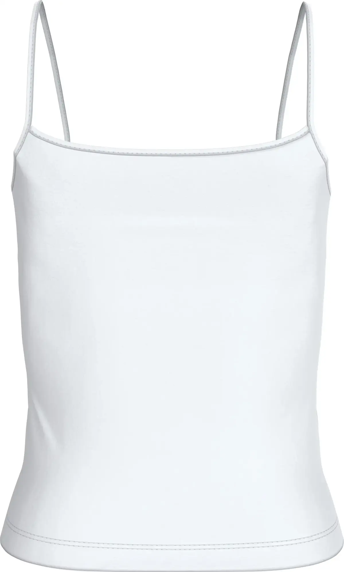 Calvin Klein MONOLOGO STRAPPY TAN, YAF Beyaz Kadın T-Shirt & Polo