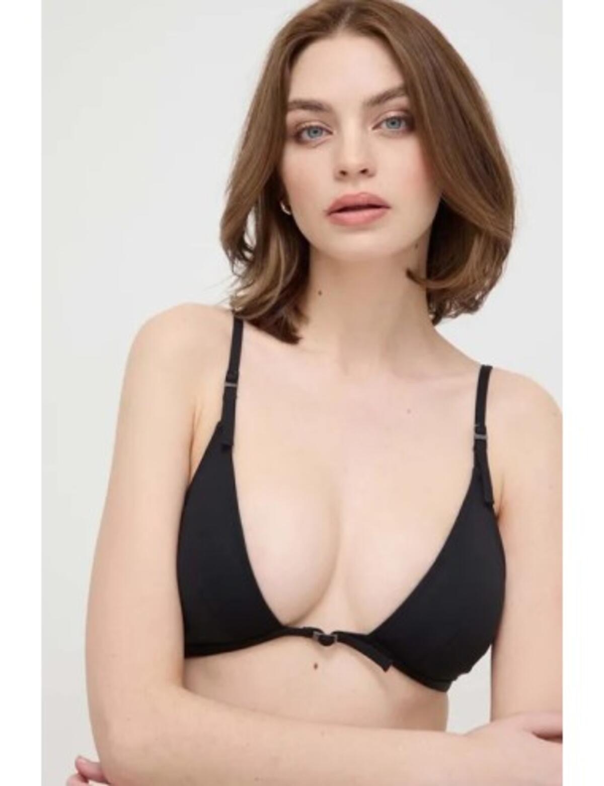 Calvin Klein TRIANGLE-RP Siyah Kadın Bikini Üstü