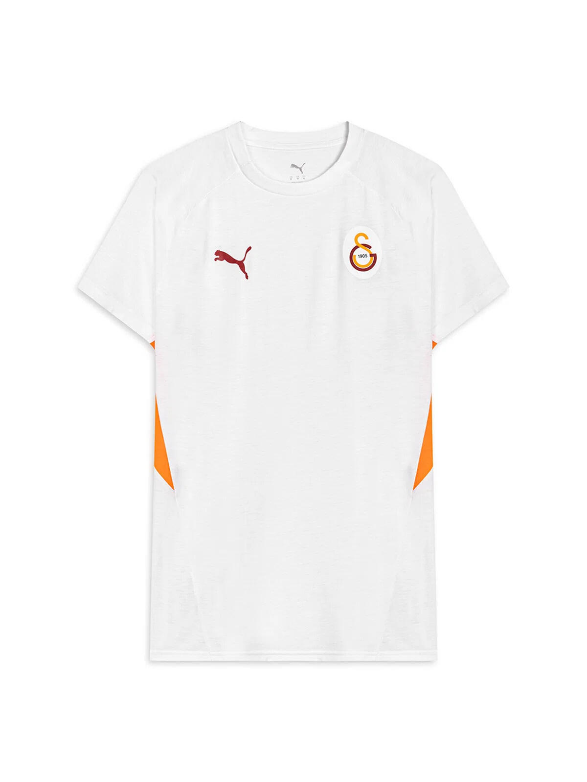 PUMA GSK EVOSTRIPE Tee PUMA White-Red Rhythm- Beyaz Erkek T-Shirt