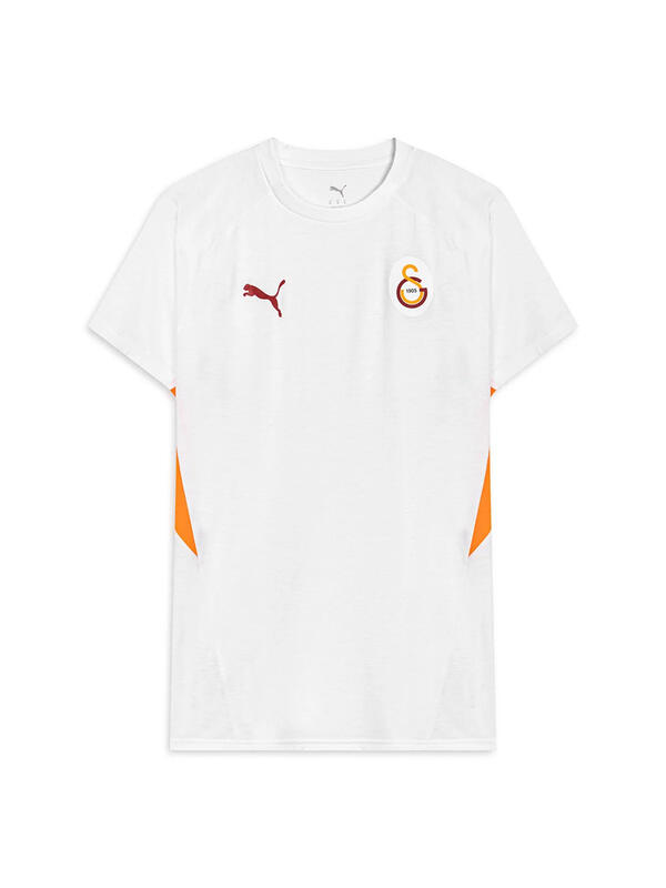 PUMA GSK EVOSTRIPE Tee PUMA White-Red Rhythm- Beyaz Erkek T-Shirt