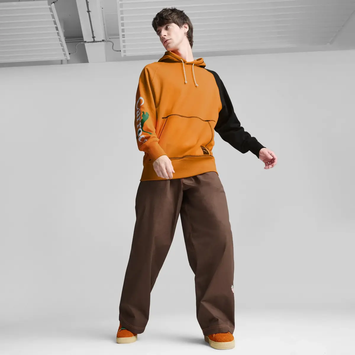 Puma X CARROTS Hoodie Turuncu Erkek Hoodie